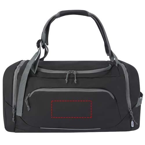 Aqua wasserabweisende Reisetasche aus GRS Recyclingmaterial 35 L Aqua wasserabweisende Reisetasche aus GRS Recyclingmaterial 35 L