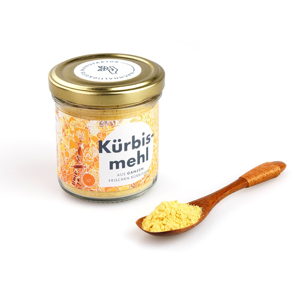 Kürbismehl 60 g im Glas