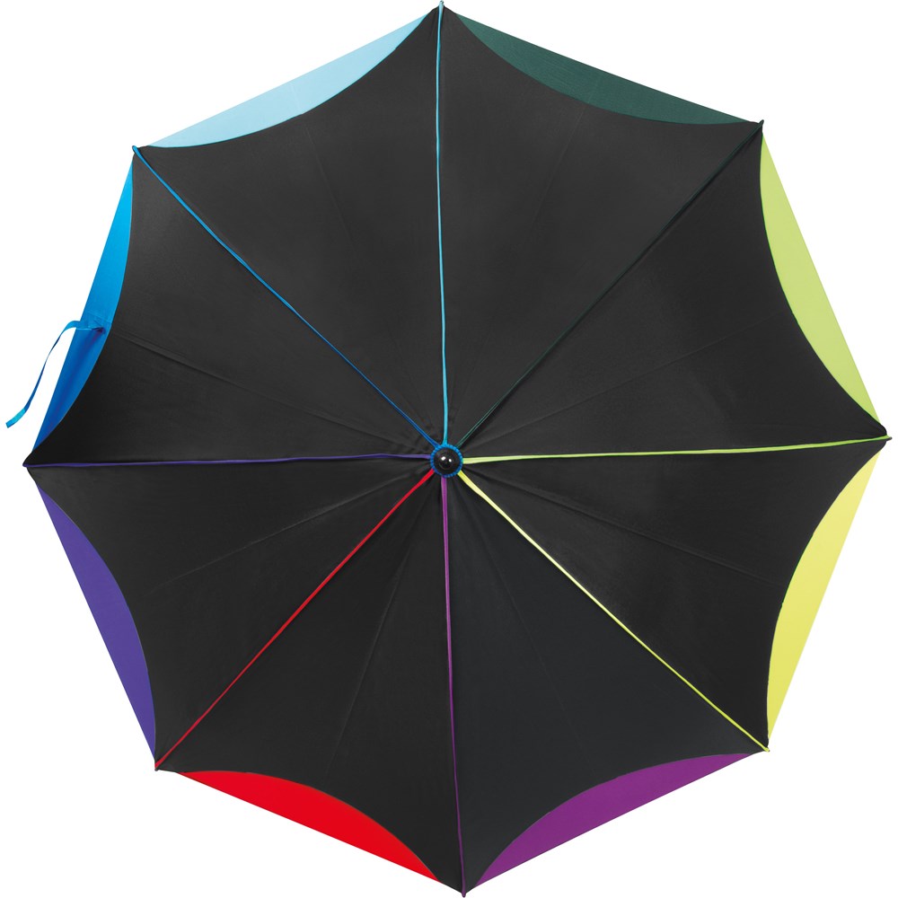 Automatik Regenschirm in Regenbogefarben Automatik Regenschirm in Regenbogefarben