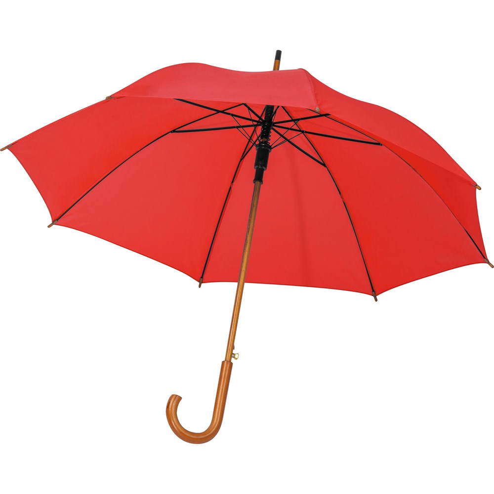 Automatik Regenschirm aus recyceltem PET - rot