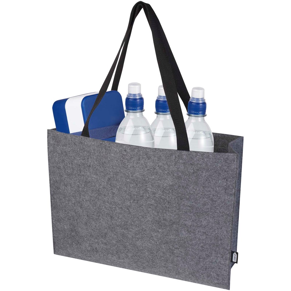 Felta Tragetasche mit Zwickel aus recyceltem GRS-Filz 20 L Felta Tragetasche mit Zwickel aus recyceltem GRS-Filz 20 L