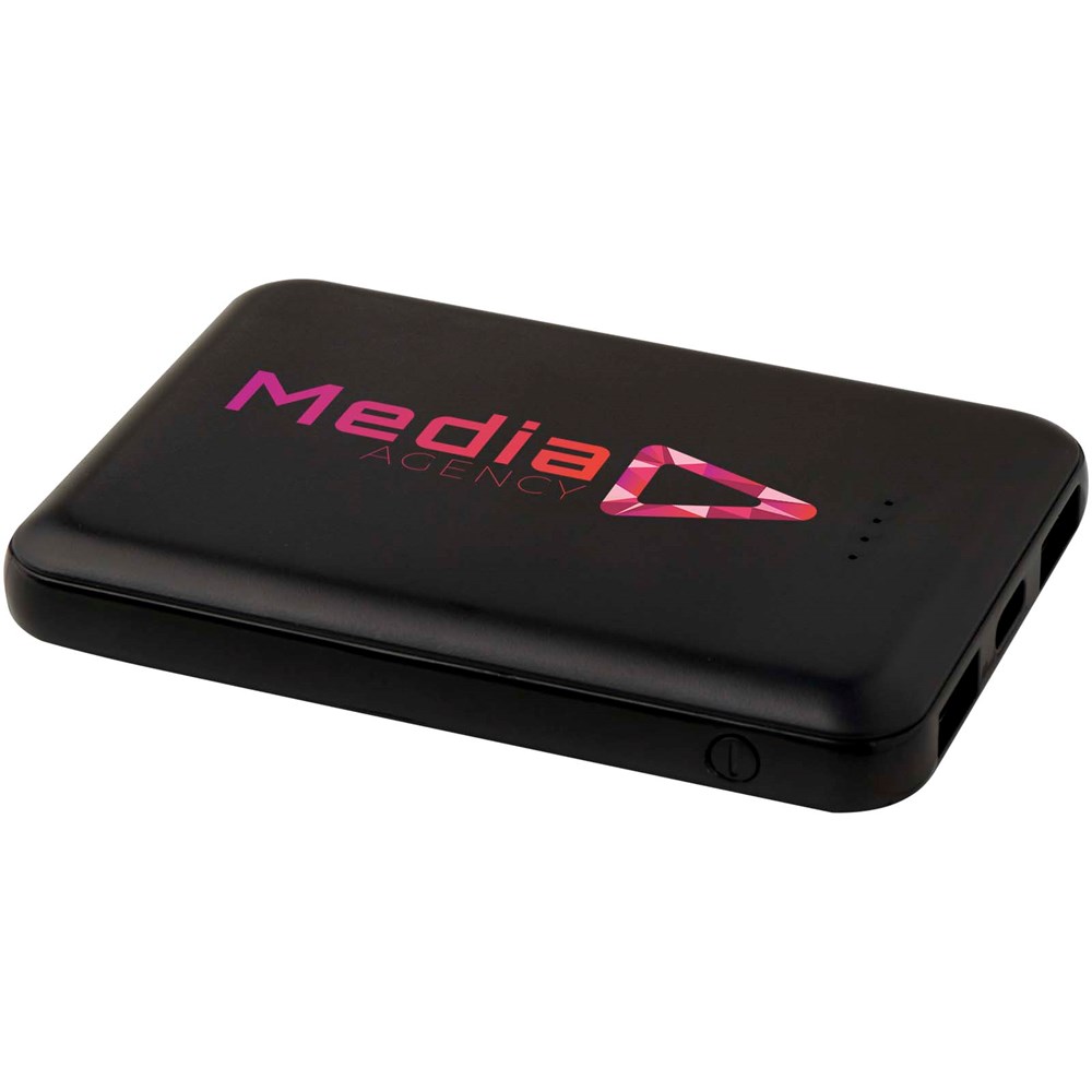 Asama 5000 mAh Typ-C Powerbank aus recyceltem Kunststoff Asama 5000 mAh Typ-C Powerbank aus recyceltem Kunststoff