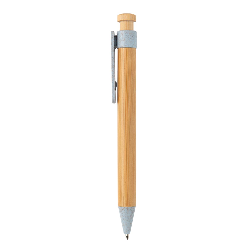 Bambus Stift mit Wheatstraw-Clip Bambus Stift mit Wheatstraw-Clip