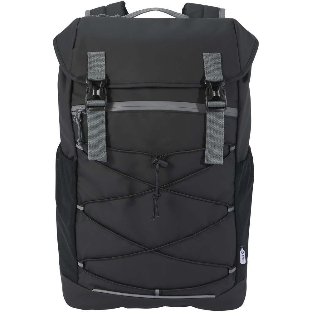 Aqua 15,6" GRS recycelter wasserabweisender Laptop-Rucksack 23 L Aqua 15,6" GRS recycelter wasserabweisender Laptop-Rucksack 23 L