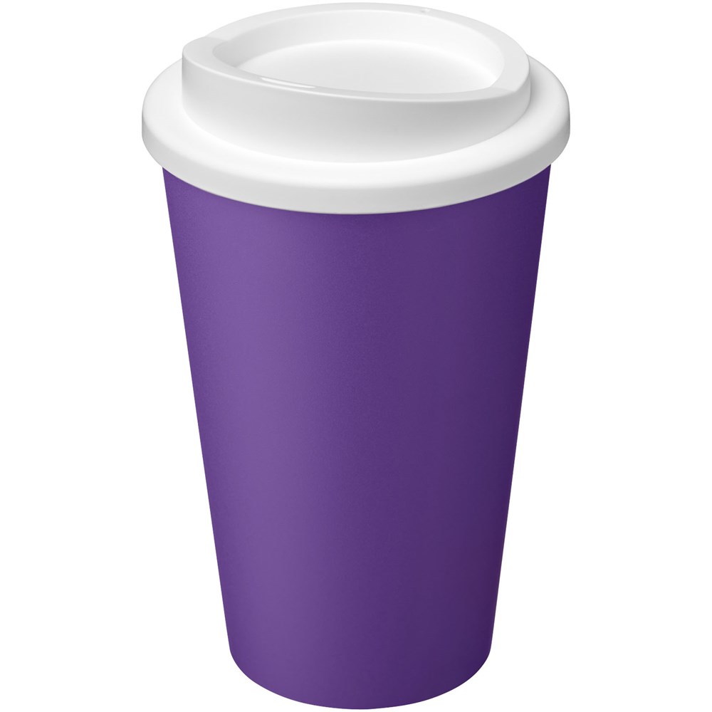 Americano® Eco 350 ml recycelter Becher - lila, weiss