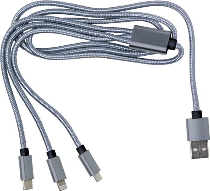 3-in-1 Ladekabel aus Nylon Felix