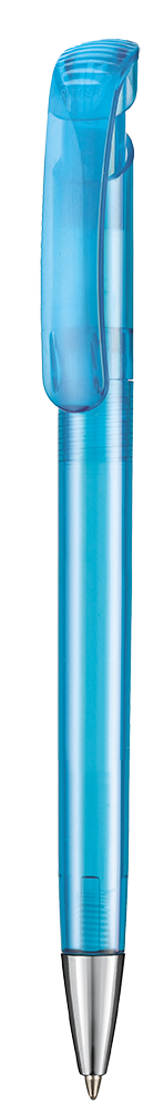 Kugelschreiber BONITA TRANSPARENT - caribic-blau TR/FR