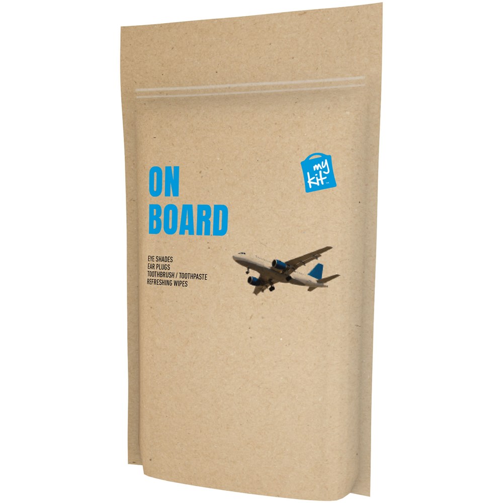 MyKit Flugzeug Reiseset in Papierhülle - Kraftpapier