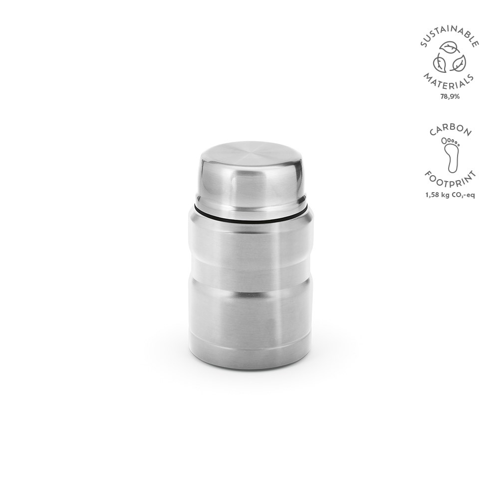 Dali 550 Lunchbecher recy. Edelstahl 570 ml  - Silber