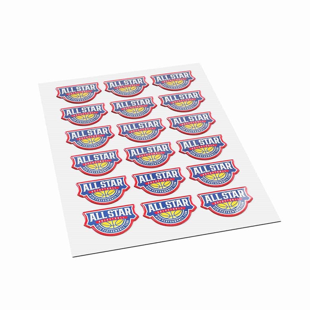 Doming Stickers on A4 sheet Doming Stickers on A4 sheet