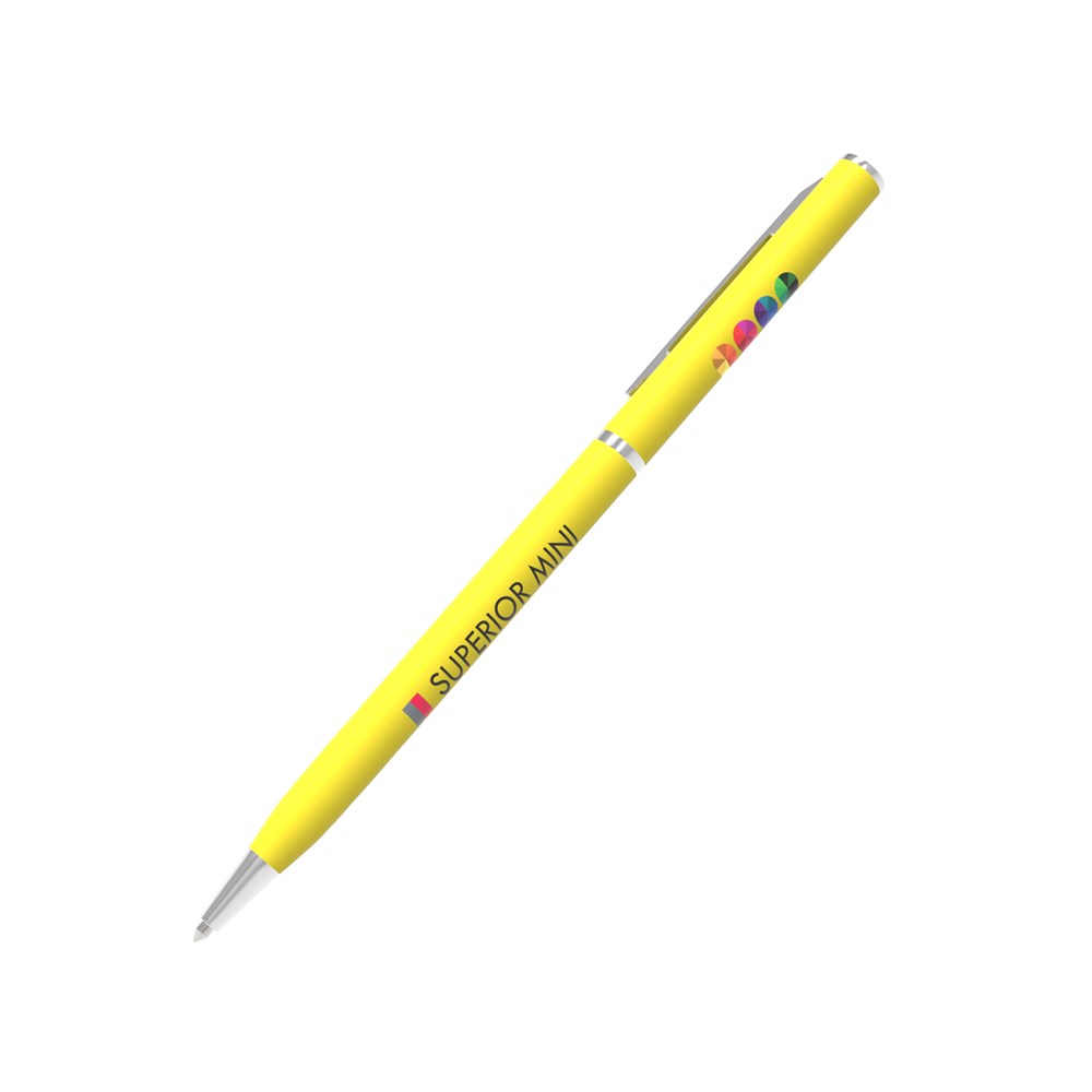 Pen Superior Mini Yellow (Black ink)