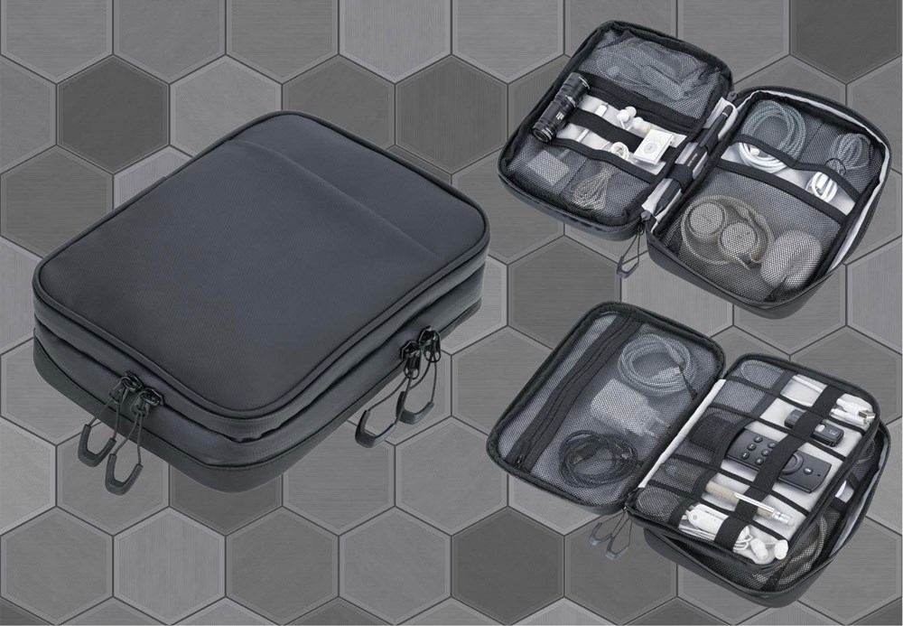 TROIKA Kabeltasche TROIKA BLACK CONNECTED TROIKA Kabeltasche TROIKA BLACK CONNECTED