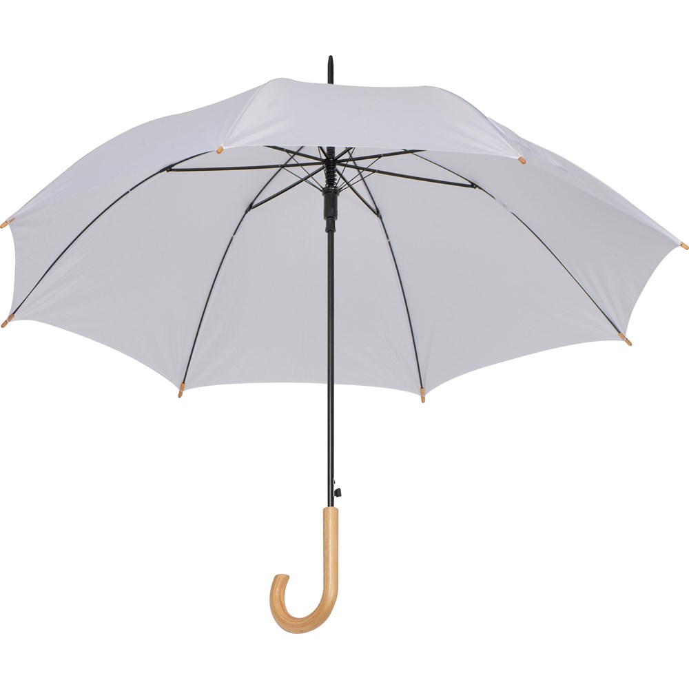 Automatik Regenschirm - Weiß