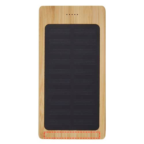 Alata 8000 mAh Bambus Solar-Powerbank Alata 8000 mAh Bambus Solar-Powerbank