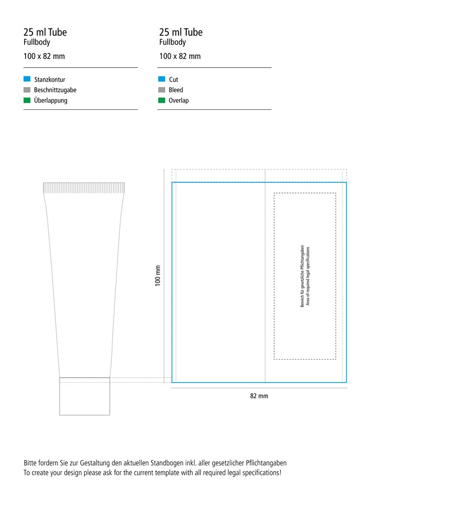 Duschgel Ingwer-Limette, 25 ml Tube