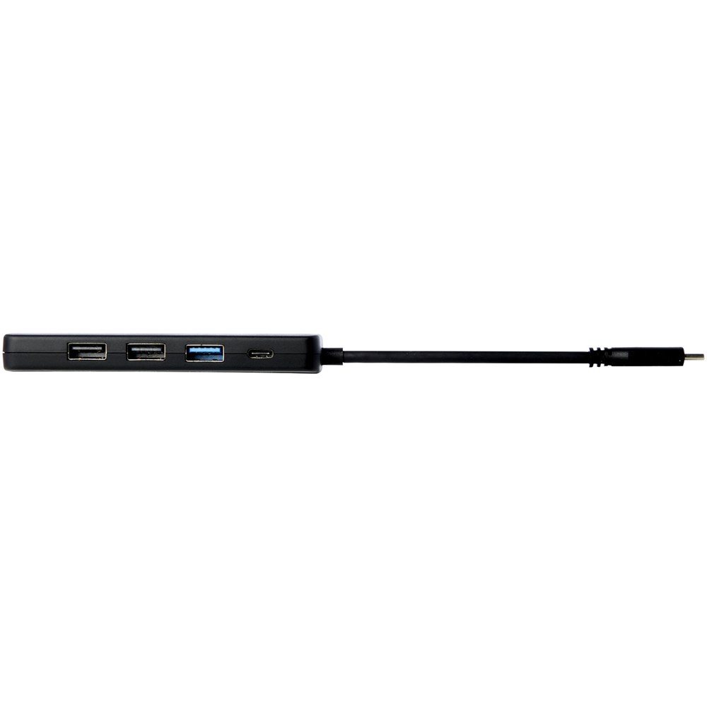 Loop Multimedia-Adapter aus recyceltem RCS Kunststoff USB 2.0-3.0 mit HDMI-Anschluss Loop Multimedia-Adapter aus recyceltem RCS Kunststoff USB 2.0-3.0 mit HDMI-Anschluss