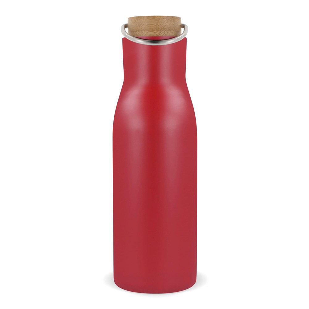 Isolier-Flasche mit Bambusdeckel, 500ml Isolier-Flasche mit Bambusdeckel, 500ml