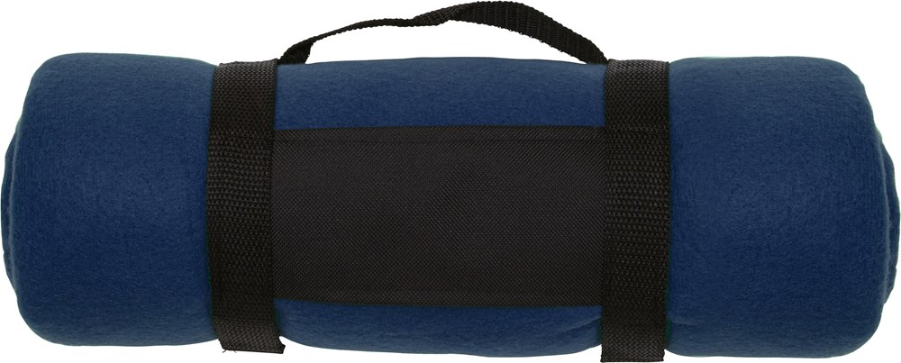 Fleece-Picknickdecke Nora - blau