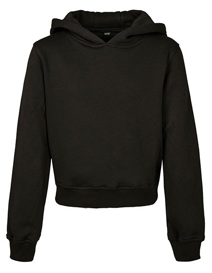 Build Your Brand - Girls Cropped Sweat Hoody