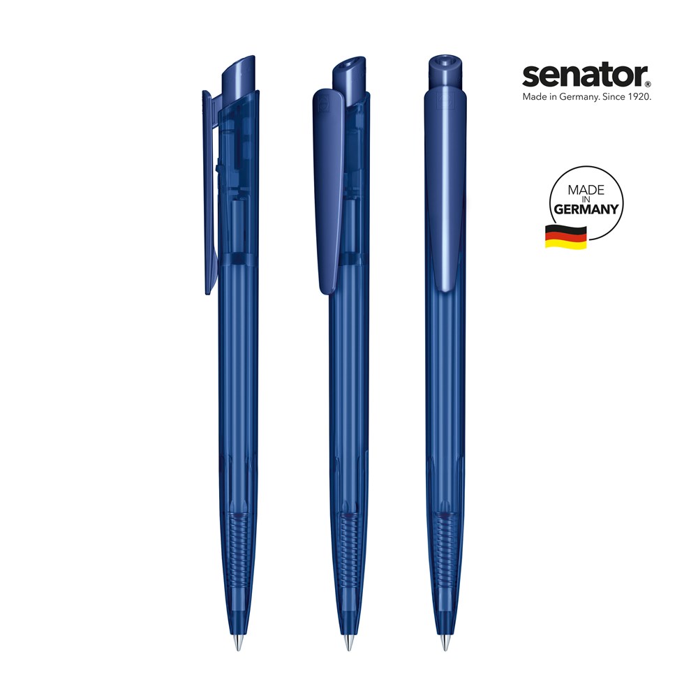 senator® Dart Clear  Druckkugelschreiber - blau 2757