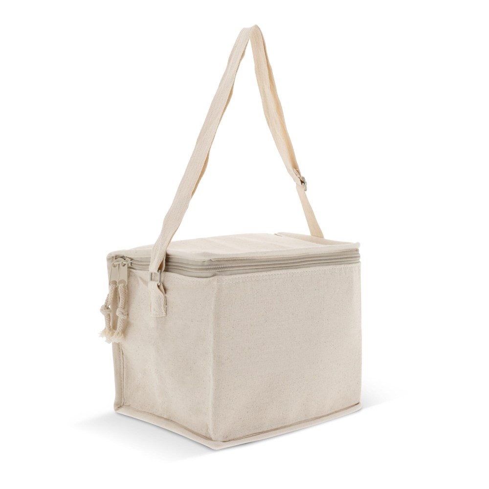 Kühltasche mit einer Ausssenhülle aus baumwolle 22x18x18cm Kühltasche mit einer Ausssenhülle aus baumwolle 22x18x18cm