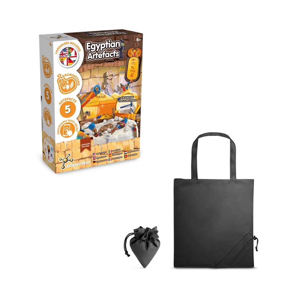 Ancient Egypt Excavation Kit V. Lernspiel lieferung inklusive einer faltbaren geschenktasche aus 190T - schwarz