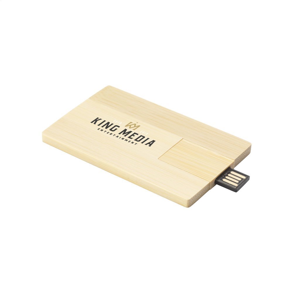 CreditCard USB Bamboo 64 GB