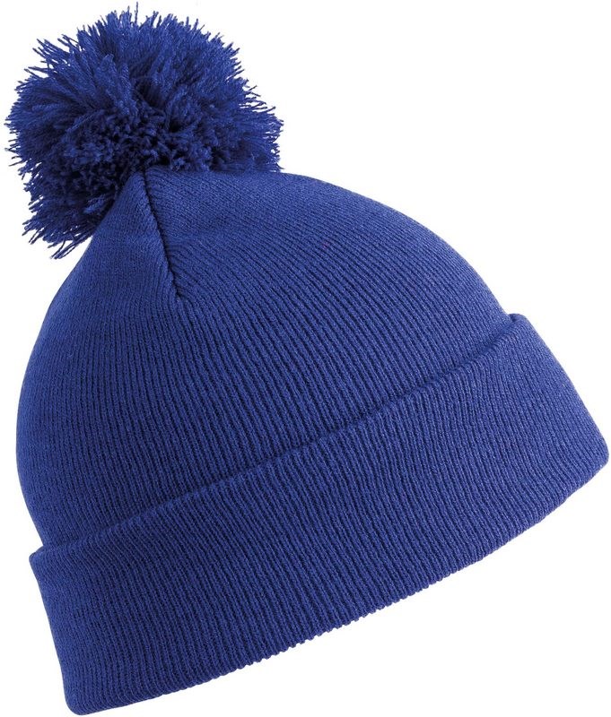Result Bommelmütze Beanie - royal