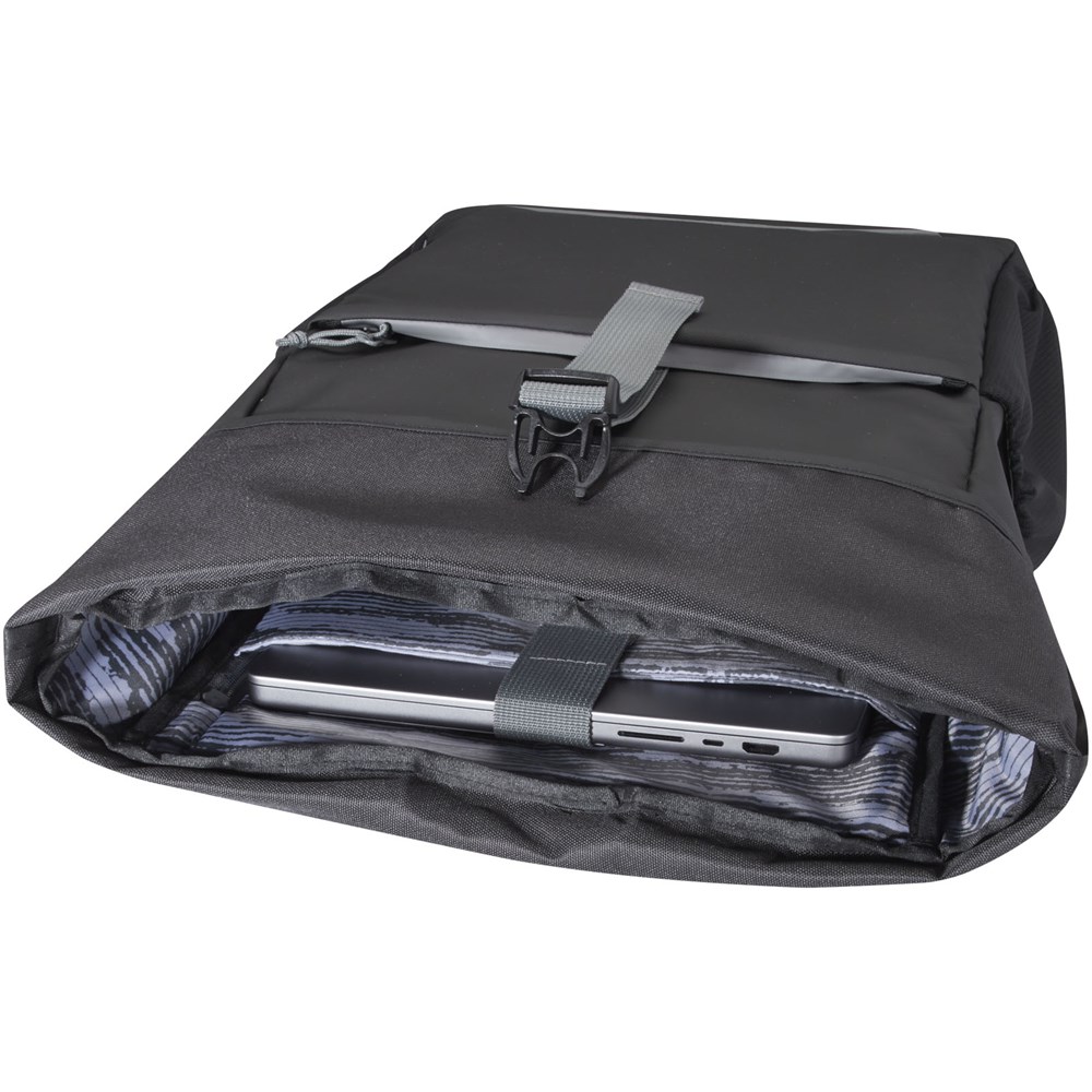 Aqua 15" wasserabweisende Fahrradtasche aus GRS Recyclingmaterial 20 L Aqua 15" wasserabweisende Fahrradtasche aus GRS Recyclingmaterial 20 L