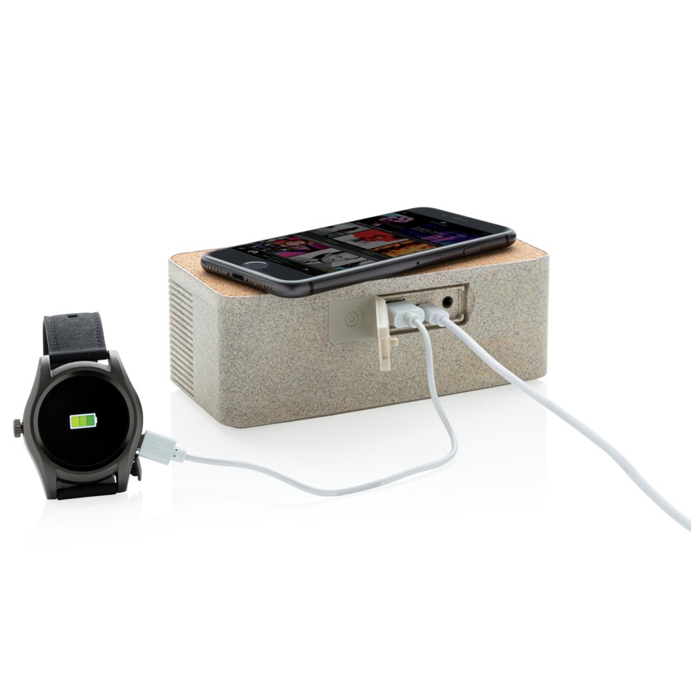 Weizenstroh Wireless Charging Lautsprecher