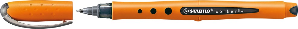 STABILO worker + Rollerball, orange/schwarz