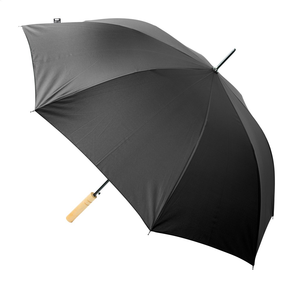 Asperit - RPET Regenschirm - schwarz