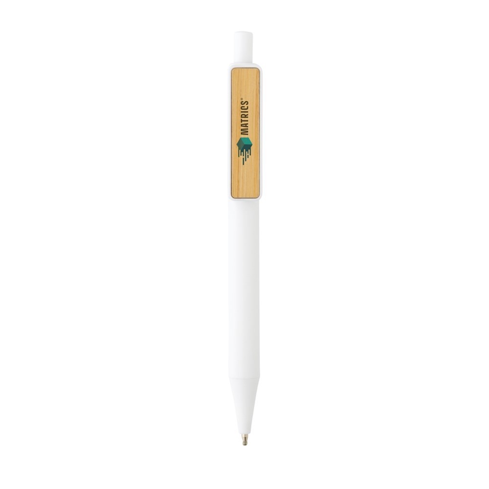 GRS rABS Stift mit Bambus-Clip GRS rABS Stift mit Bambus-Clip