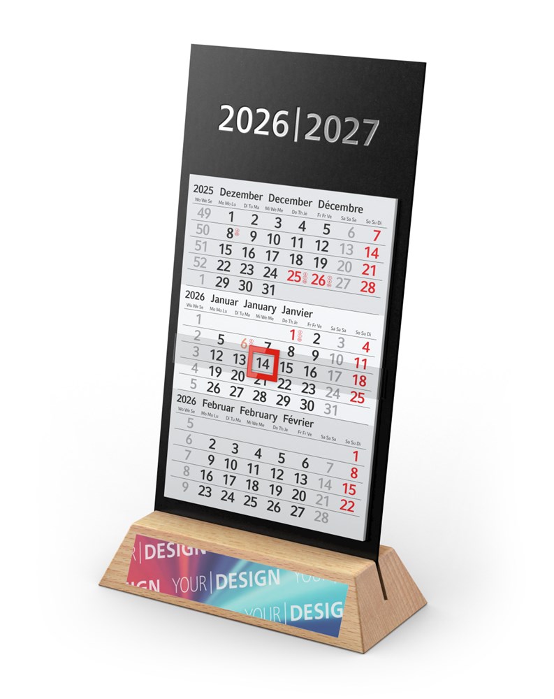 Tischkalender Desktop 3 Wood Bestseller Tischkalender Desktop 3 Wood Bestseller