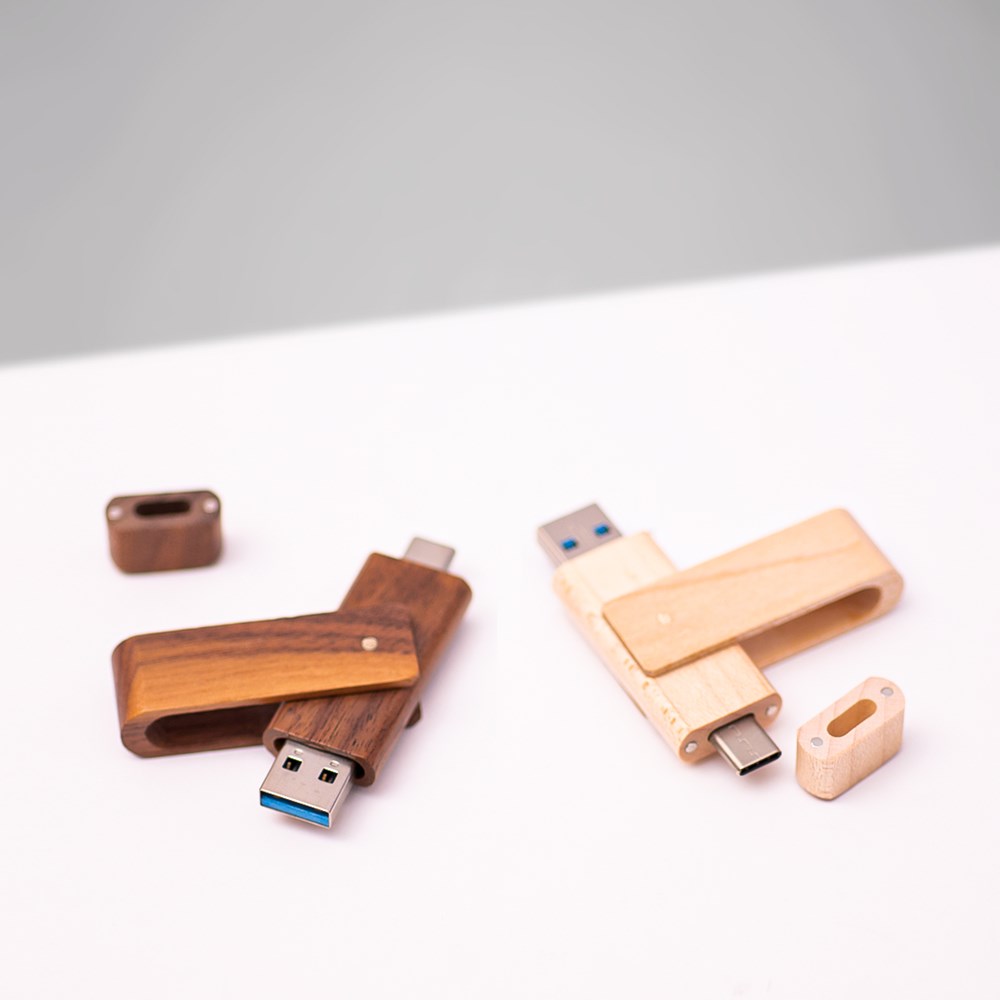 USB Stick WoodDrive OTG-Ahorn-16 GB