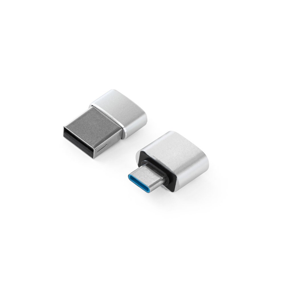 MINSKY. Set aus 2 Aluminium USB-A / USB-C Adaptern MINSKY. Set aus 2 Aluminium USB-A / USB-C Adaptern