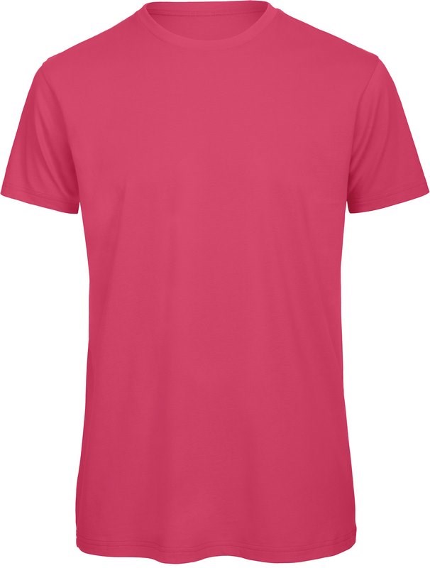 B&C Organic Cotton Crew Neck T-shirt Inspire - Fuchsie