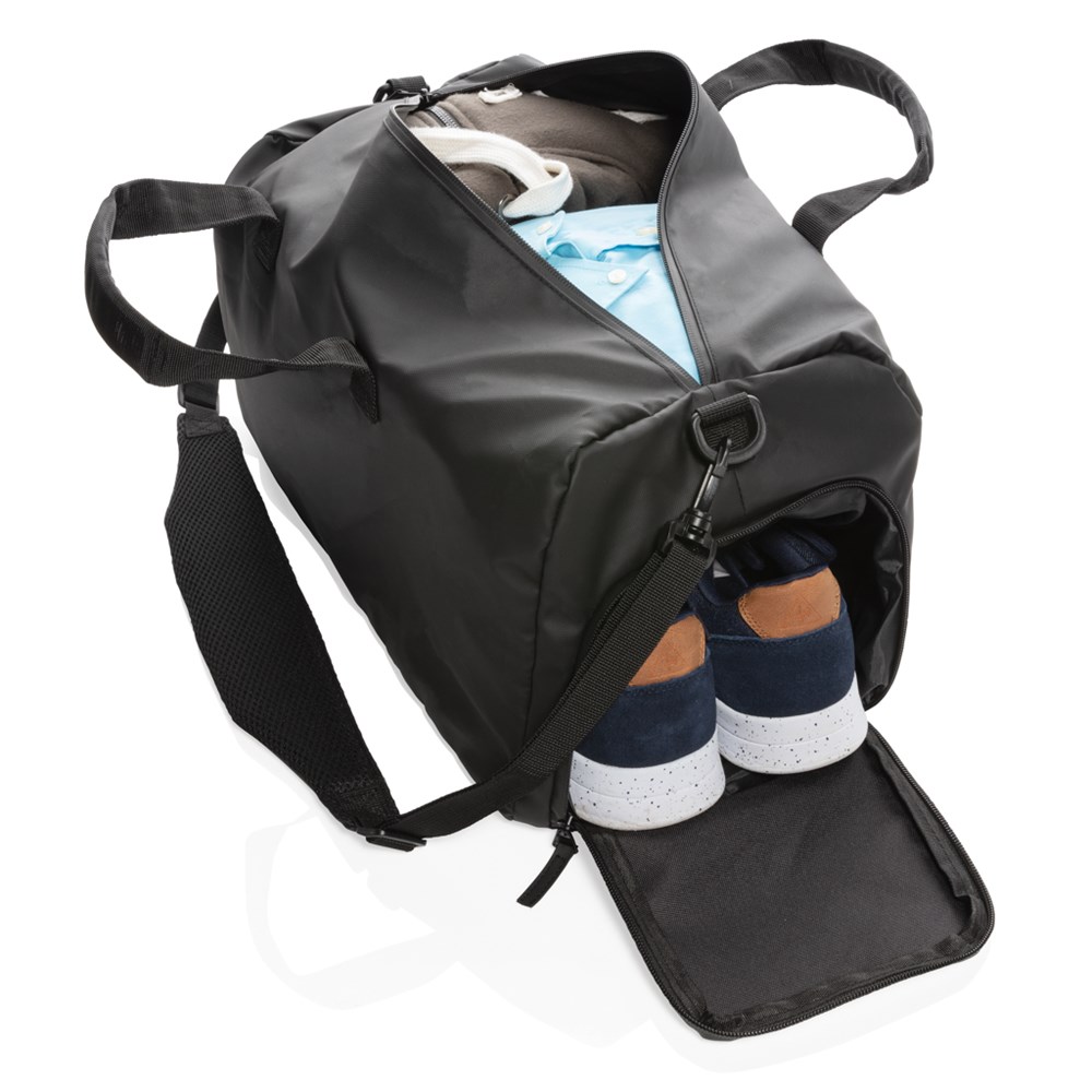 Fashion schwarze Wochenendtasche, PVC-frei Fashion schwarze Wochenendtasche, PVC-frei