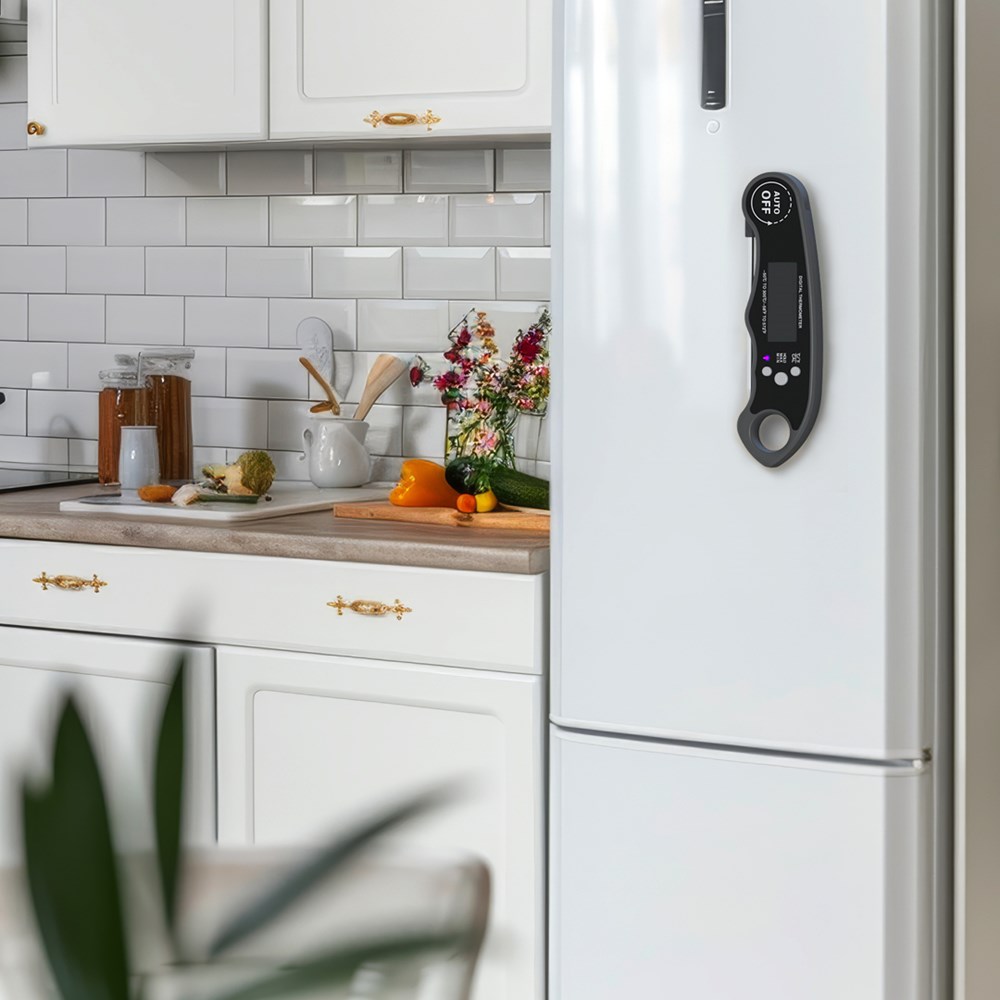 HydroFold Kitchen Thermometer-Schwarz HydroFold Kitchen Thermometer-Schwarz
