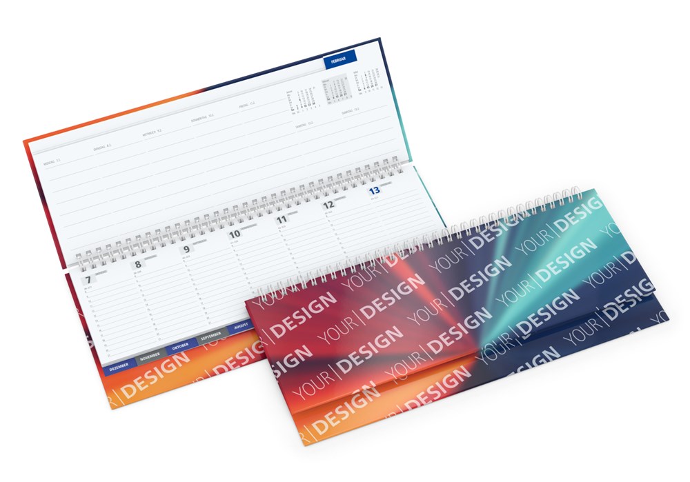 Tisch-Querkalender Master Register Cover-Star Bestseller, gloss-individuell Tisch-Querkalender Master Register Cover-Star Bestseller, gloss-individuell