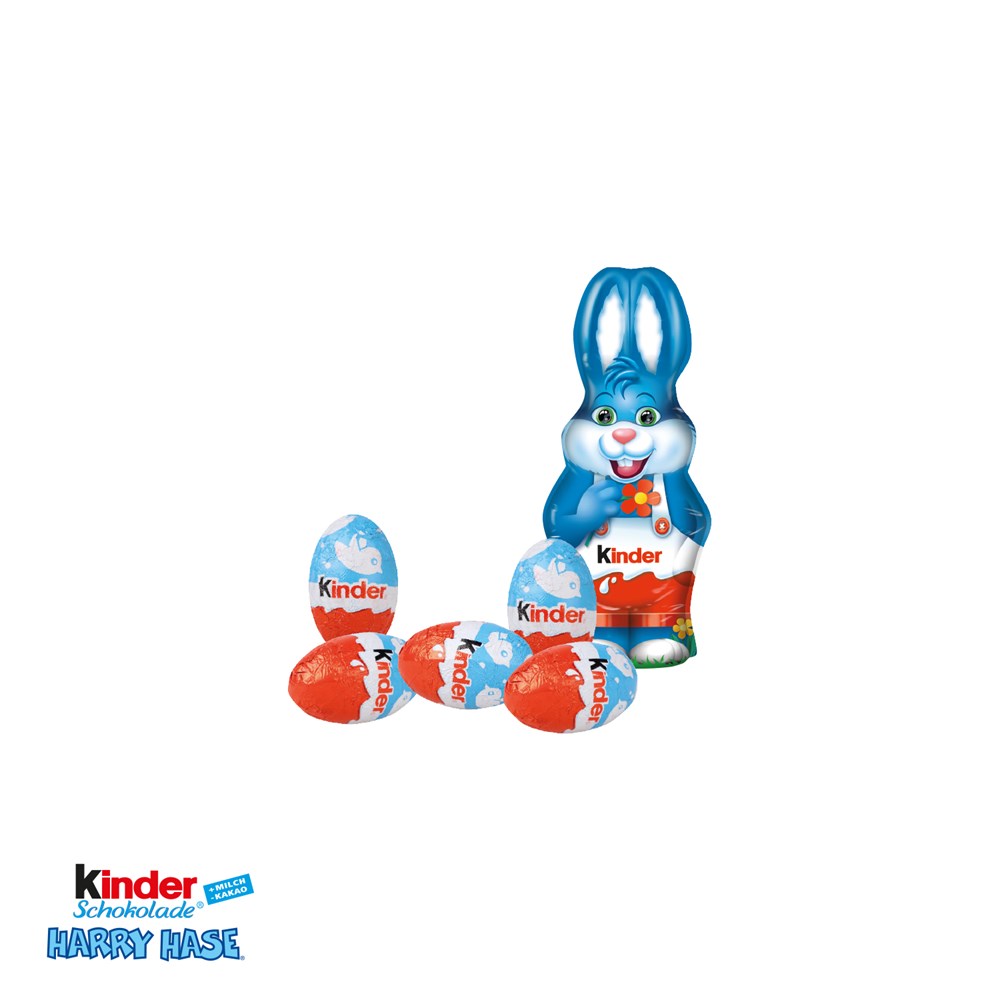 OSTERNEST MIT KINDER SCHOKOLADE OSTERNEST MIT KINDER SCHOKOLADE