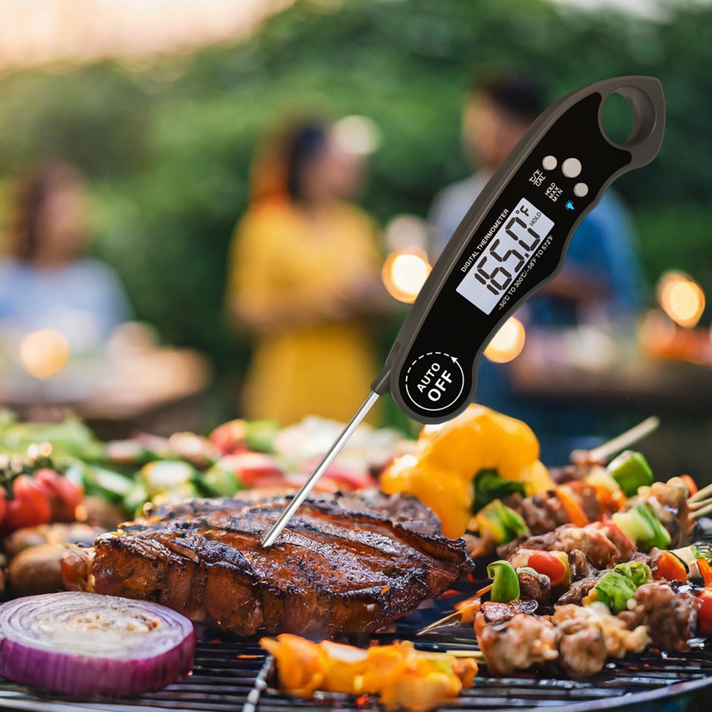 HydroFold Kitchen Thermometer-Schwarz HydroFold Kitchen Thermometer-Schwarz
