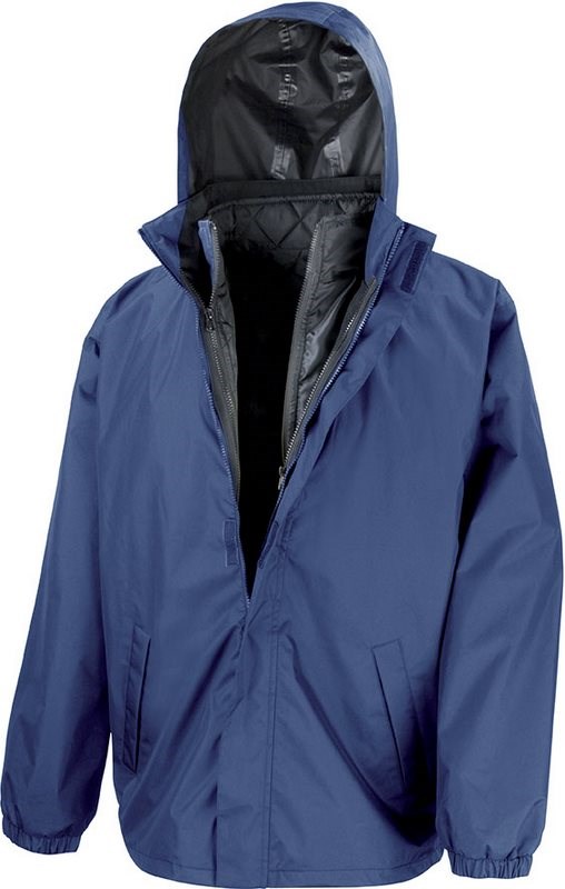 Result 3-in-1 Jacket With Quilted Bodywarmer - marine