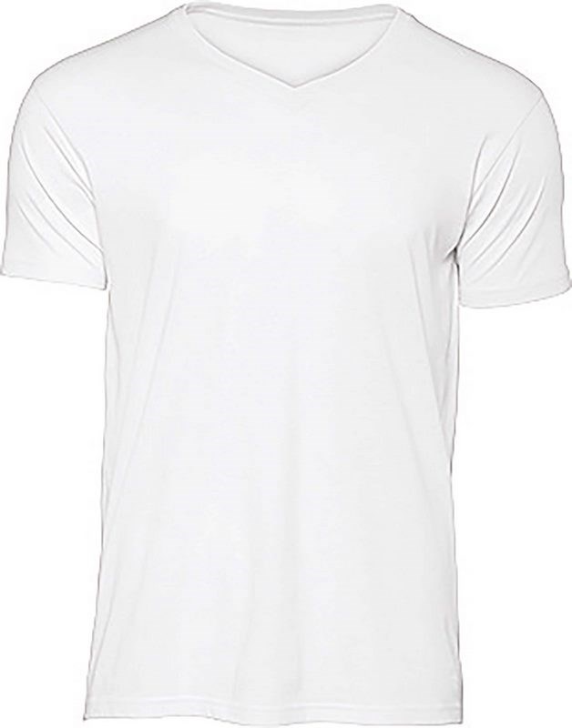 B&C Organic Cotton Inspire V-neck T-shirt - Weiß