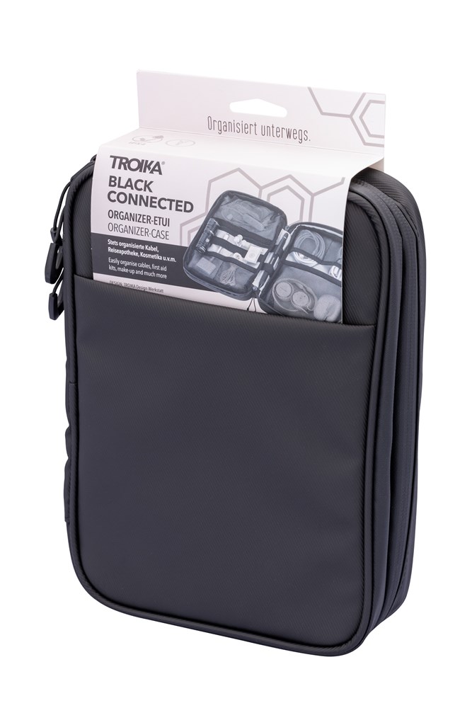 TROIKA Kabeltasche TROIKA BLACK CONNECTED TROIKA Kabeltasche TROIKA BLACK CONNECTED