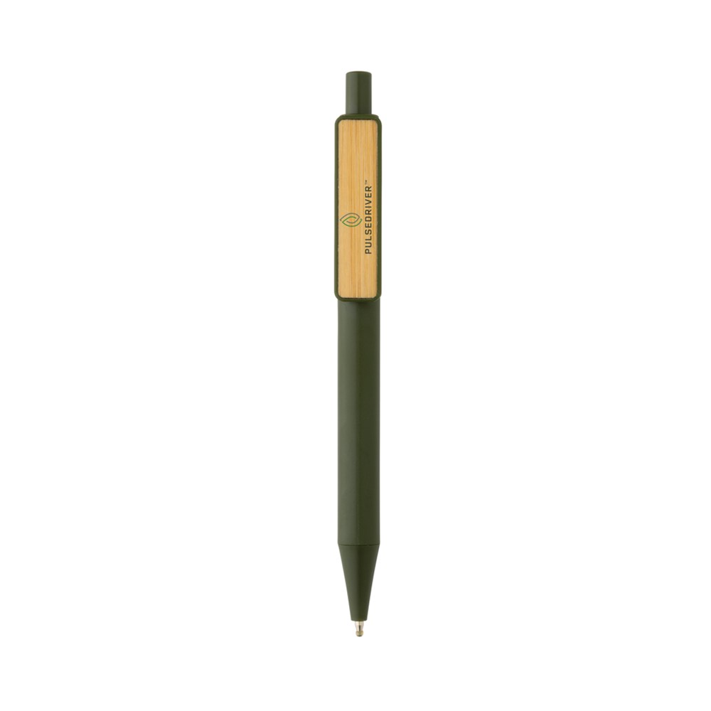 GRS rABS Stift mit Bambus-Clip GRS rABS Stift mit Bambus-Clip