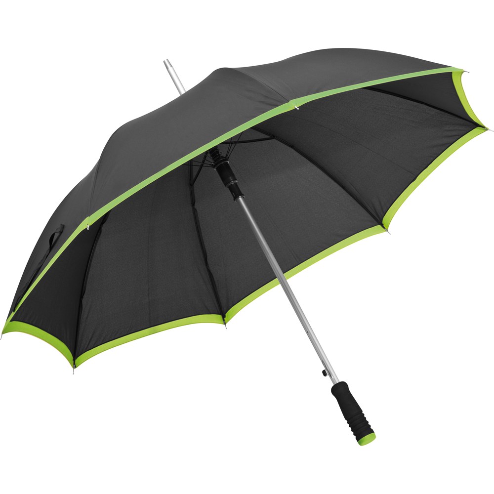Automatik Regenschirm aus Pongee - apfelgrün