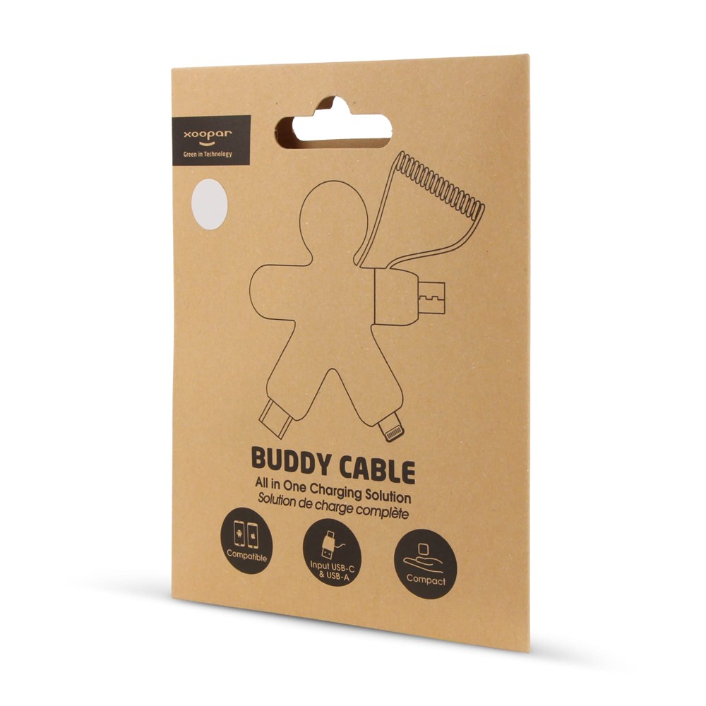 2064 | Xoopar Buddy Eco Charging Cable 2064 | Xoopar Buddy Eco Charging Cable