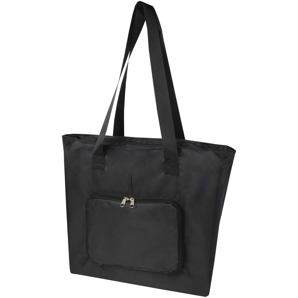 EcoFold faltbare RPET Tragetasche 16 L - Schwarz