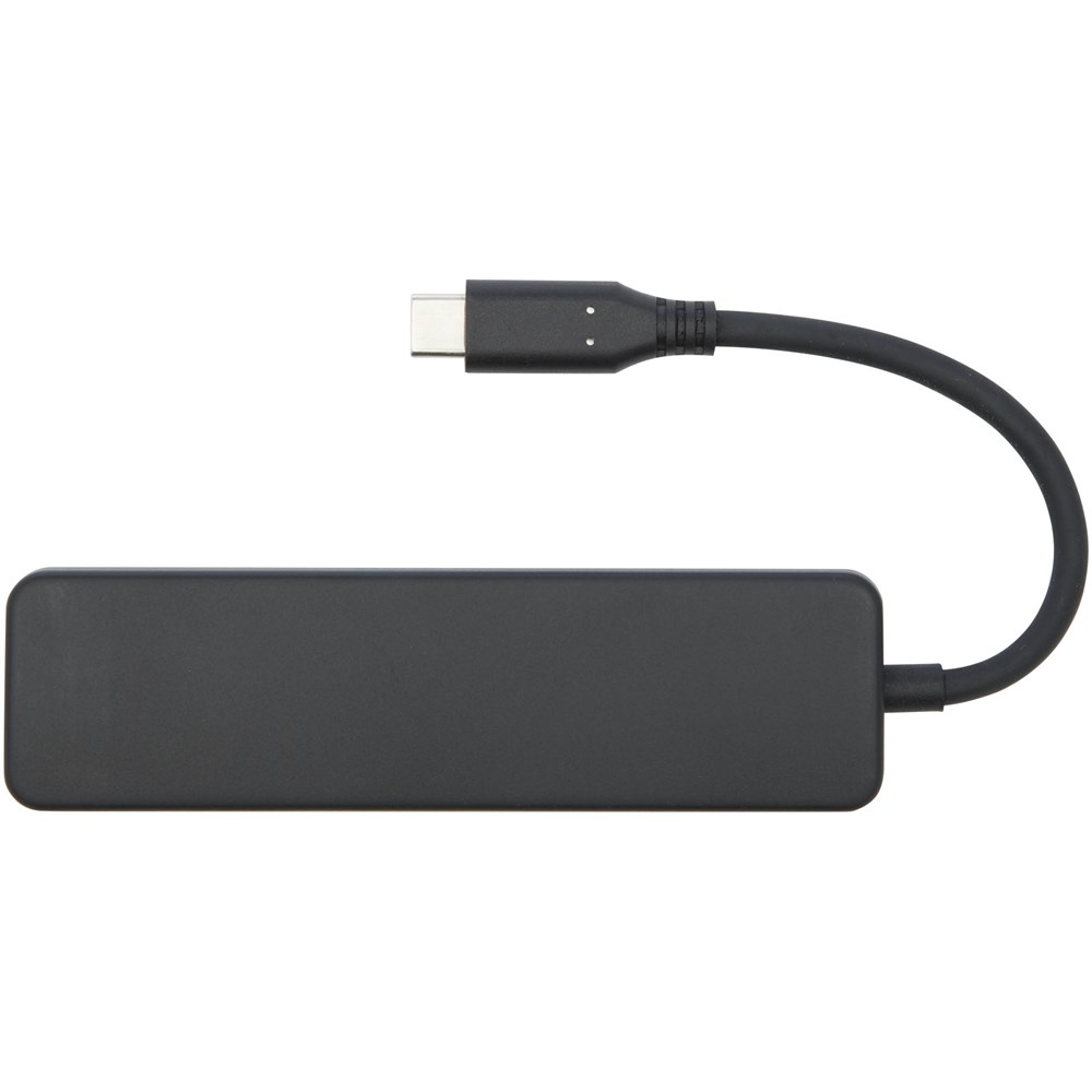 Loop Multimedia-Adapter aus recyceltem RCS Kunststoff USB 2.0-3.0 mit HDMI-Anschluss Loop Multimedia-Adapter aus recyceltem RCS Kunststoff USB 2.0-3.0 mit HDMI-Anschluss